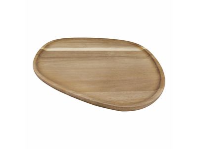 Serveerbord uit acaciahout 30x29.5x1.8cm