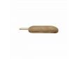 Serveerplank uit acaciahout met koperen handvat 40x12x2cm
