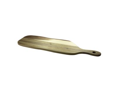 Serveerplank met handvat uit acaciahout 76x22x1.8cm
