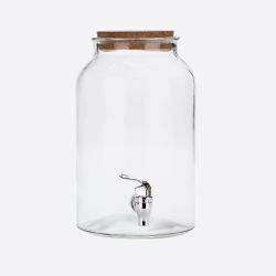 Point-Virgule Ronde drankdispenser met kurkdop 5.6L