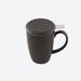 Point-Virgule Mok met thee infuser en deksel mat zwart 400ml