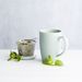 Mok met thee infuser en deksel mat saliegroen 400ml 