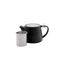 Theepot met thee infuser mat zwart 500ml 