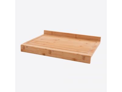 Aanrechtplank met sapgeul uit bamboe 60x40x7cm
