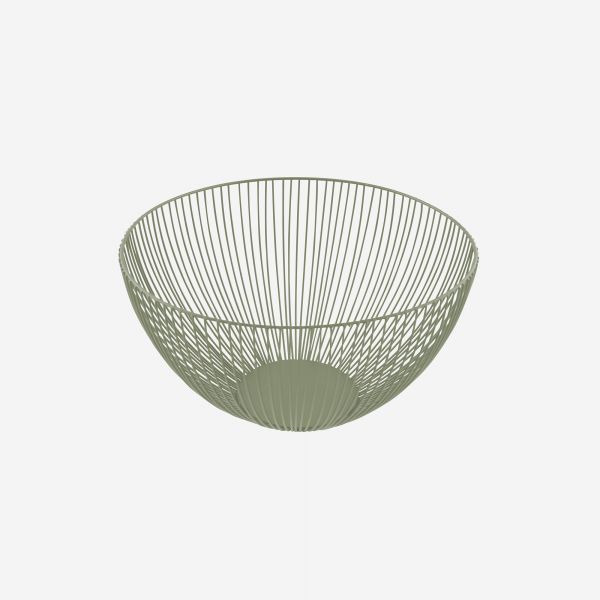 Point-Virgule Wire mand saliegroen ø 25cm H 14cm