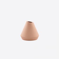 Point-Virgule Vase en fibre de bambou rose poudré ø 11cm H 10.5cm 