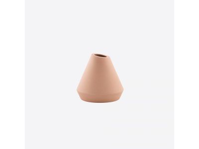 Vaas uit bamboevezel poederroze ø 11cm H 10.5cm