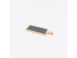 Serveerplank uit bamboe en leisteen met handvat 23x9x1cm