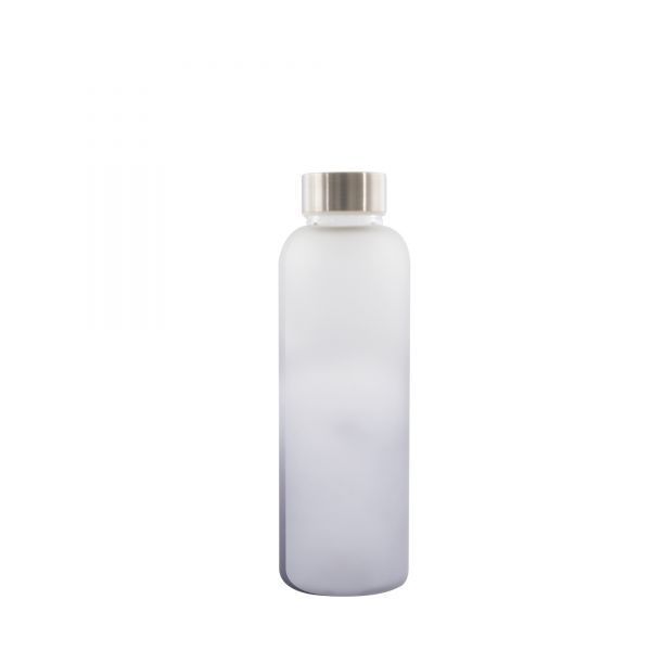 Point-Virgule Glazen fles frosted lichtblauw 500 ml