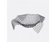 Wire Envelope mand zwart 30x30x7.5cm