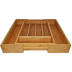 Point-Virgule Verstelbare besteklade uit bamboe 40.5x26.5x6.5cm FSC 100% sgsch-coc-041337