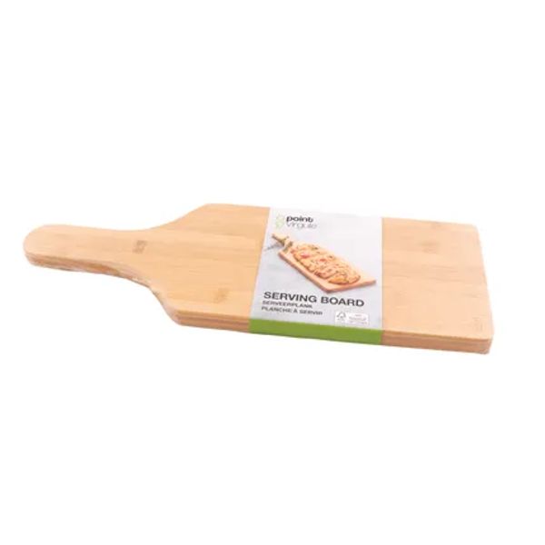 Point-Virgule Serveerplank uit bamboe met handvat 43x15.8x1.8cm FSC 100% 