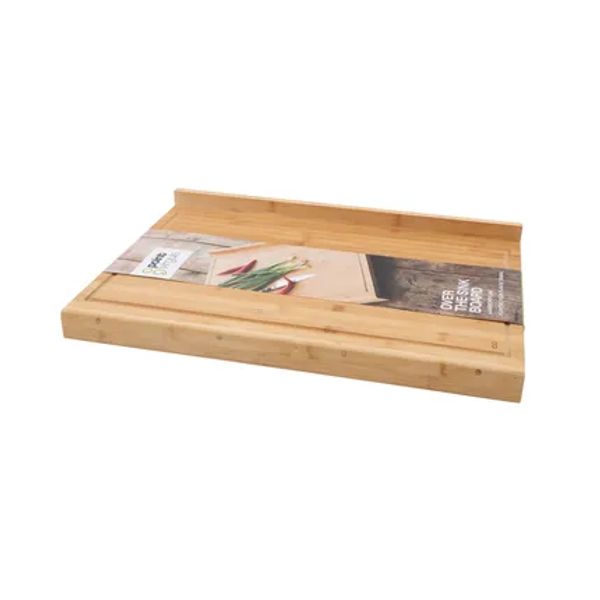 Point-Virgule aanrechtplank met sapgeul uit bamboe 60x40x7cm FSC 100% 