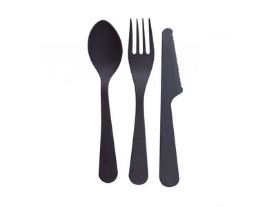 couverts en PLA 3 pièces vert sauge