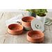 Point-Virgule Terracotta kiemtoren met 4 schalen