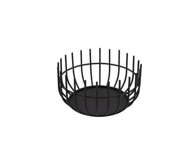 Wire mand zwart by Tore Bleuzé Ø 20cm