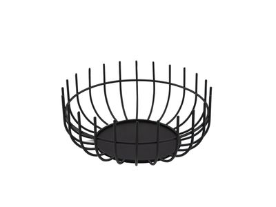 Wire mand zwart by Tore Bleuzé Ø 25cm