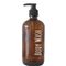 Boston fles uit glas met pomp amber Body Wash 500ml 