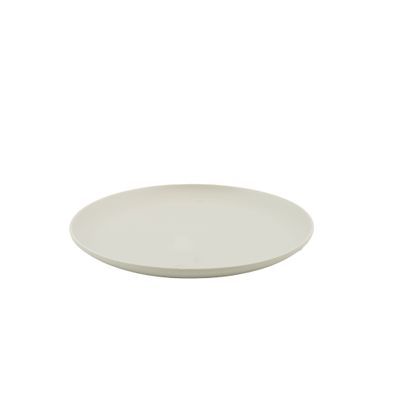 assiette en porcelaine blanc cassé Ø 21cm   Point-Virgule