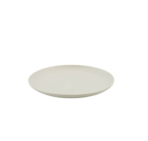 assiette en porcelaine blanc cassé Ø 21cm   Point-Virgule