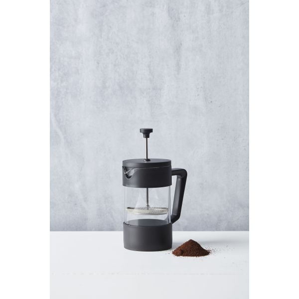 French press cafetière uit glas zwart 350ml 