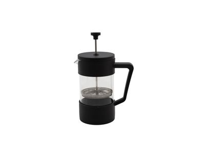 French press cafetière uit glas zwart 600ml