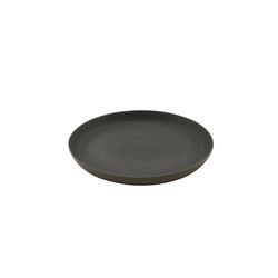 Point-Virgule Soucoupe pot de fleurs en plastique recyclé, poudre de bois et de pierre noir Ø 28cm H 2.8cm 