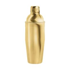 cobbler shaker uit rvs goud 750ml 