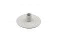 kandelaar uit aardewerk lichtgrijs Ø 12cm H 3.5cm 