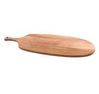 Lange serveerplank met handvat uit acaciahout 56x18x1.5cm FSC® 