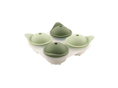 Ijsballenvorm uit silicone voor 4 bollen ø 6.5cm