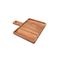 Hamburgerplank uit acaciahout met handvat 30x25cm FSC® 