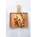 Point-Virgule Hamburgerplank uit acaciahout met handvat 30x25cm FSC®