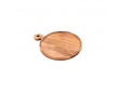 Hamburgerplank uit acaciahout met handvat rond ø 25cm FSC®