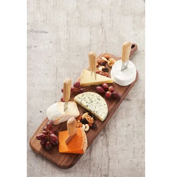 Serveerplank uit walnoot met handvat 37x16.5cm FSC® 