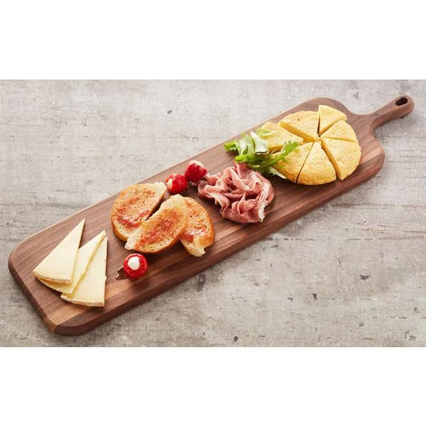 Serveerplank uit walnoot met handvat 60x16.5cm FSC® 