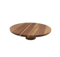 Plat à tarte sur pied en acacia ø 32cm H 75cm FSC® 