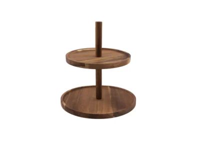 Etagère voor koekjes uit acaciahout ø 25/20cm H 26cm FSC®