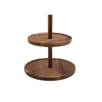 Etagère voor koekjes uit acaciahout ø 25/20cm H 26cm FSC®