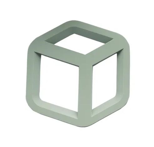 Sous-plat 3D en silicone cube vert  Point-Virgule