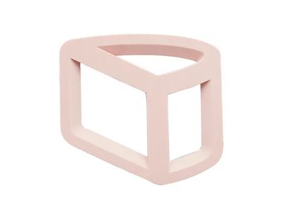 Sous-plat 3D en silicone demi-cylindre vieux rose