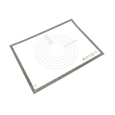 Professionele bakmat uit silicone en glasvezel wit 40x30cm 