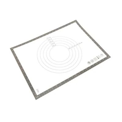 Professionele bakmat uit silicone en glasvezel wit 40x30cm  Point-Virgule