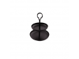 Wire étagère mat zwart ø 20.5cm