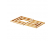uitvouwbare panonderzetter uit bamboe 19x19x1.2cm