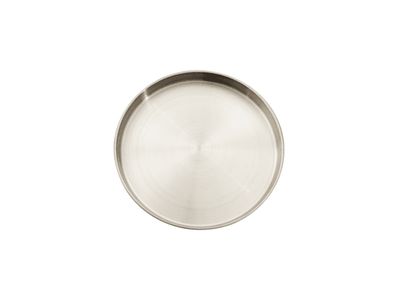 zeevruchtenschaal in roestvrij staal 31x2,5cm