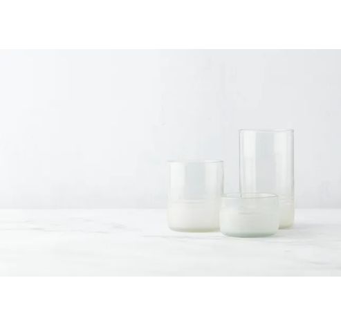 set de 4 verres en verre upcyclé transparent 400ml  Point-Virgule