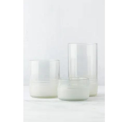 set de 4 verres en verre upcyclé transparent 400ml  Point-Virgule