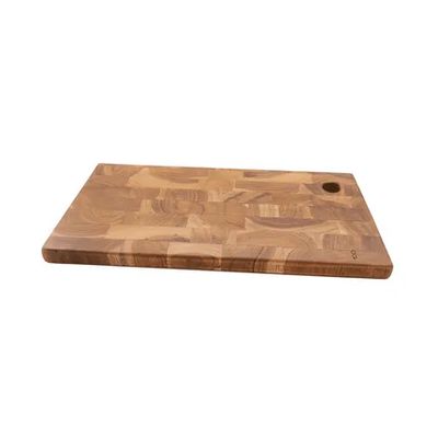 snijplank uit gerecycled teakhout 40x20x2cm  Point-Virgule