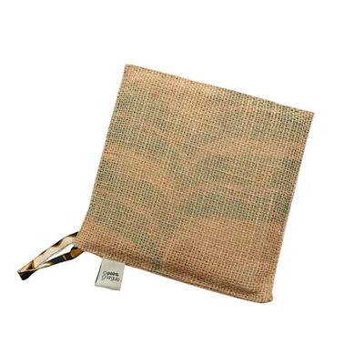 set van 2 pannenlappen uit jute 19,5x19,5cm  Point-Virgule